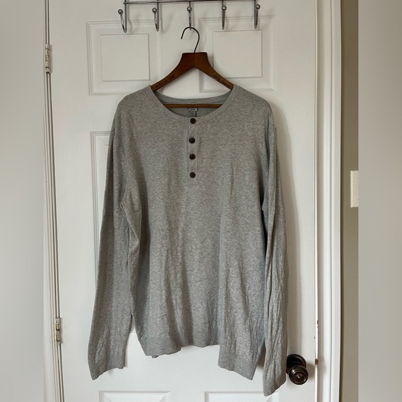 Men’s Linen blend crew neck lightweight sweater - Picture 1 of 3